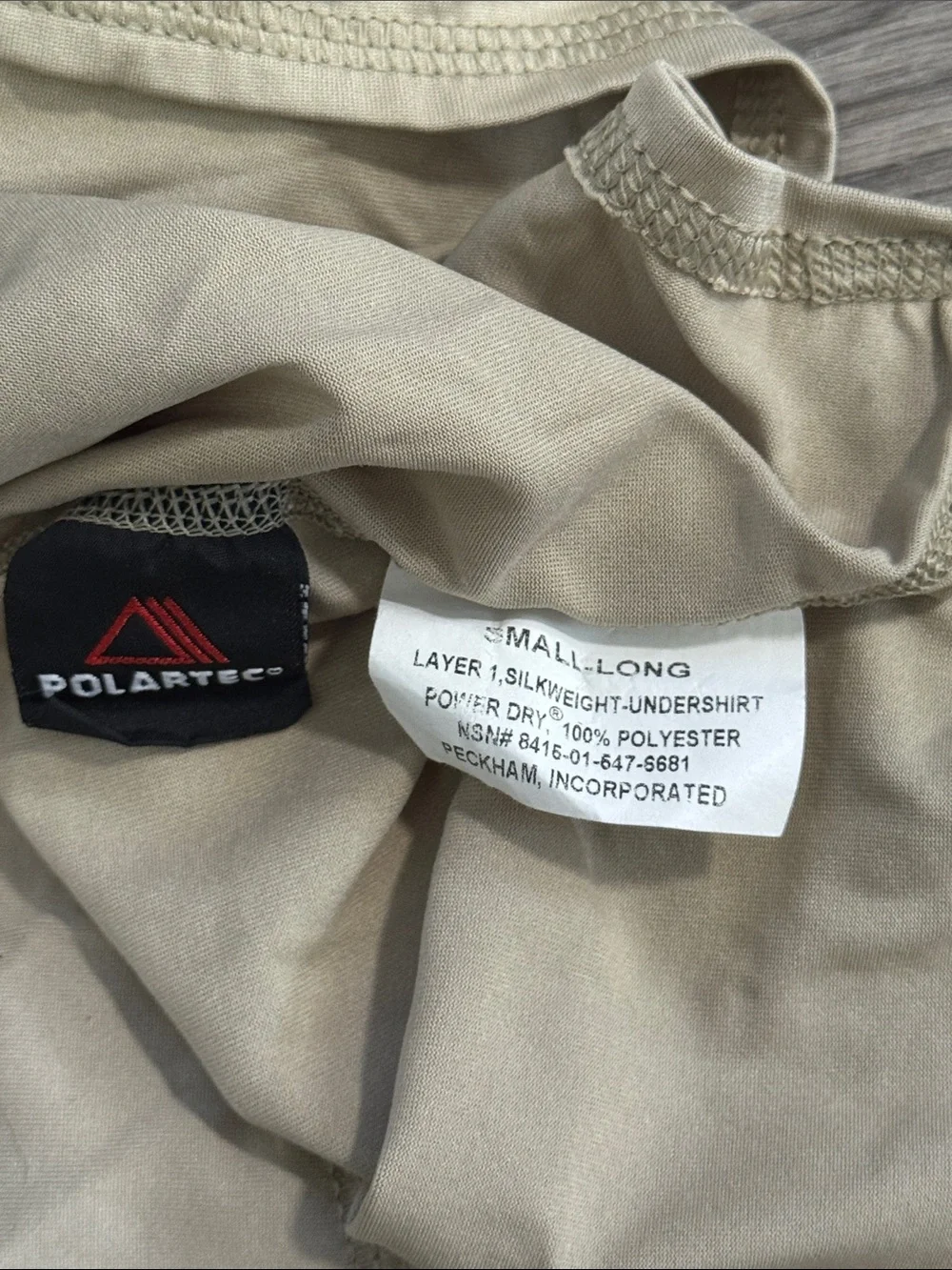 Polartec layer silk
